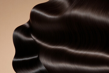 Beauty girl with beautiful hair, hair styling