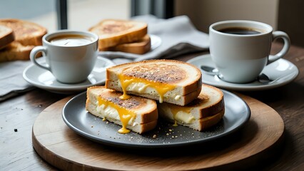 coffee and croissant