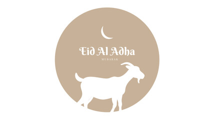 Eid-Al-Adha Mubakar Islamic Festival Background Design Template. Eid al adha mubarak Greetings Background. abstract Vector Illustration for greeting card, poster and banner.	