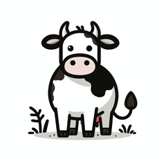 Art & Illustration cow vector simple 