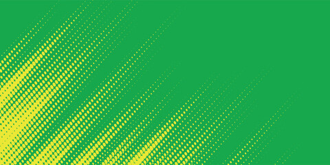 Dots halftone yellow green color pattern gradient texture background. vector illustration eps10