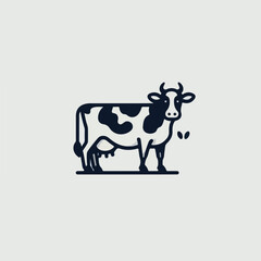 Art & Illustration cow vector simple 