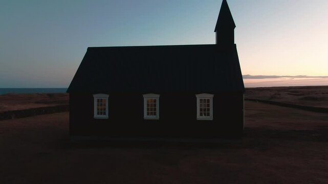 Historic Black Church in Iceland &ndash; Minimalist Architecture in Nature