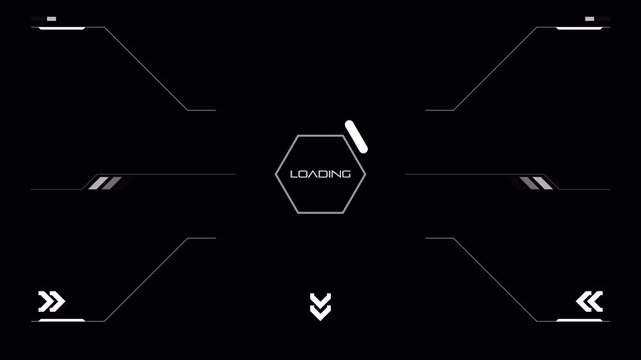 loading screen for futuristic asset, gaming, cyberpunk
