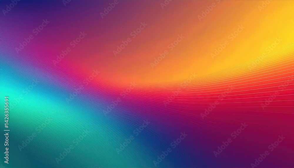 Aufkleber vibrant gradient abstraction a trendsetting colorful backdrop embracing dynamic energy and geometric
