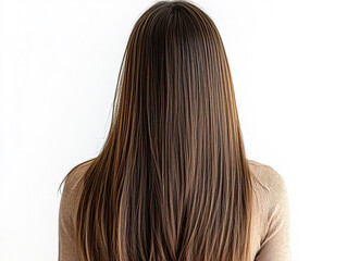 Naklejka premium Beauty girl with beautiful hair, hair styling