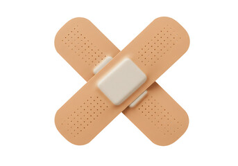 Bandaid bandage isolated transparent background