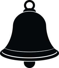 A bell vector design, bell silhouette