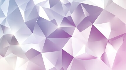 Fototapeta premium Abstract Purple White Polygonal Texture.