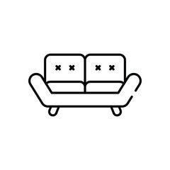 Sofa  Vector icon