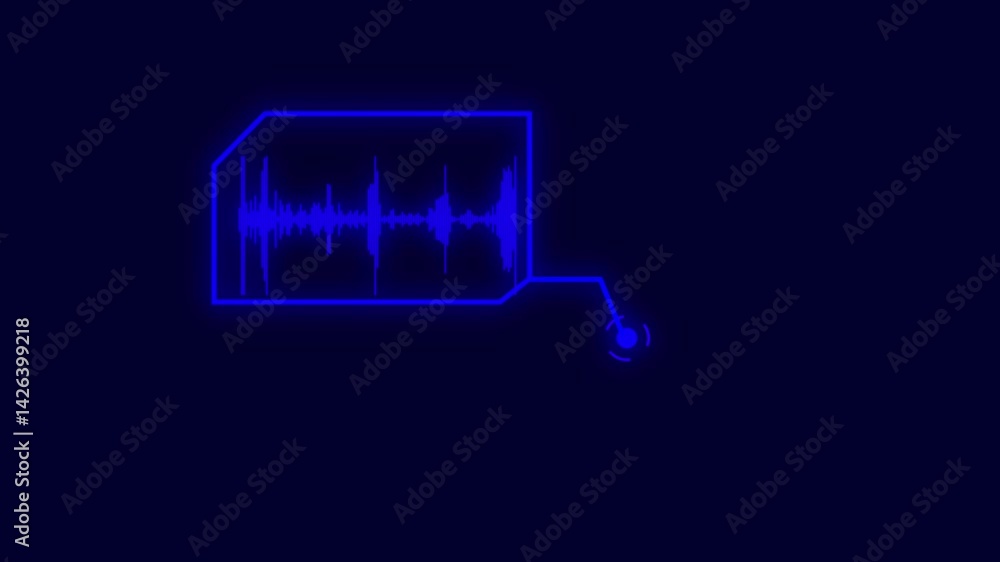 Poster abstract sound waves background. audio wave digital frequency.digital minimalist voice and soundtrac