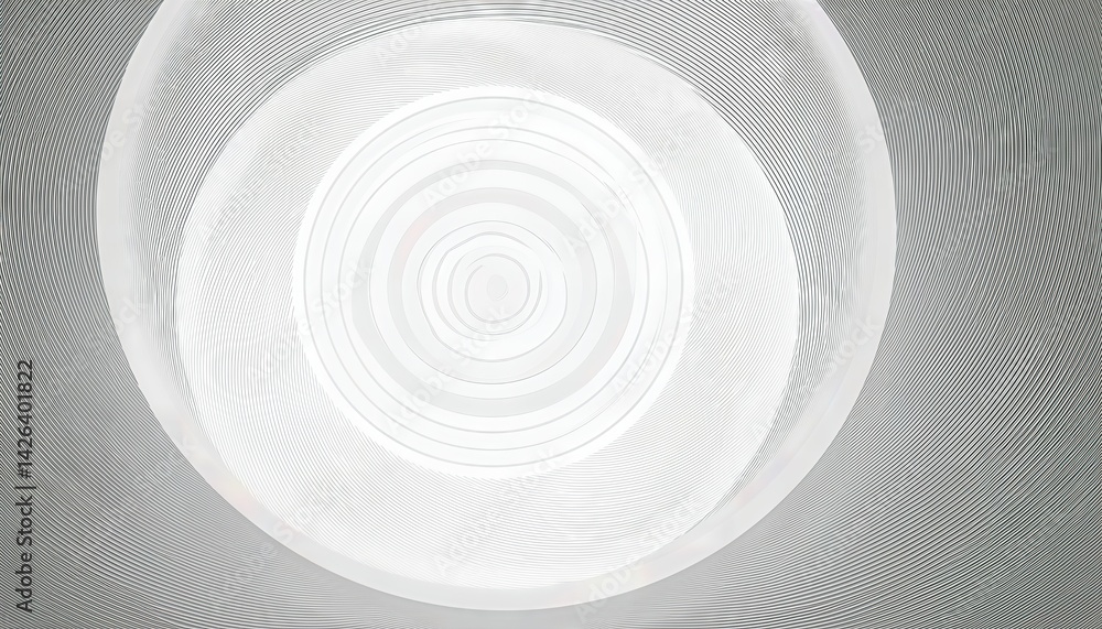 Poster white and gray abstract circle modern background design simplistic minimalism echoing a captivating 