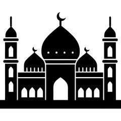 taj mahal silhouette