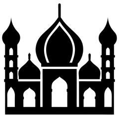 taj mahal silhouette