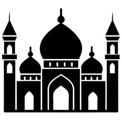 taj mahal vector illustration