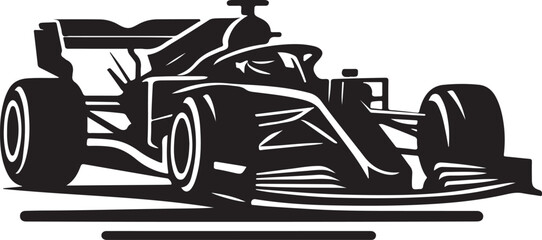 Reaching a car silhouette design vector for a logo and a baby t-shirt.