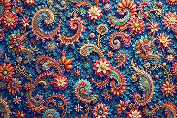 Subtle paisley repeat, connected, flowing design , repeat, background image, backdrop