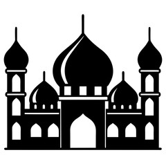 taj mahal vector illustration