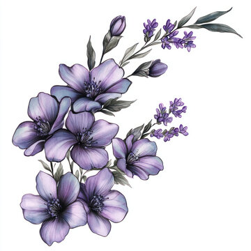 floral background with flowers
