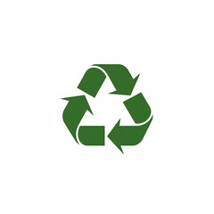 A green recycling symbol representing sustainability and environmental awareness, set against a simple black background, ideal for eco-friendly topics , isolated on white or transparent png