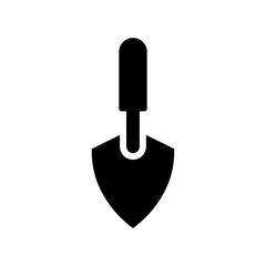 Garden Shovel icon isolated on white background.