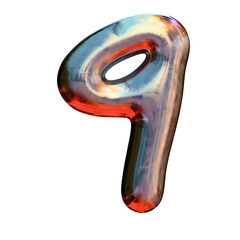 3d metallic number 9