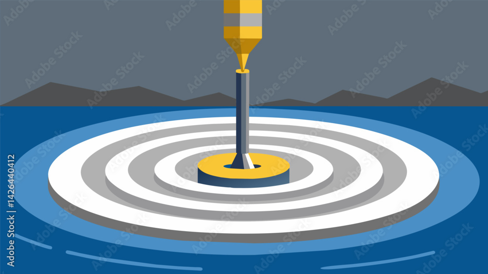 Poster the intense vibration of the tool causes ripples to form on the surface of the concrete indicating t