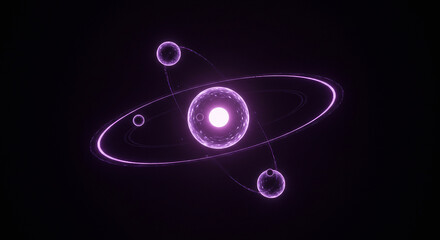 Obraz premium abstract background with glowing lights