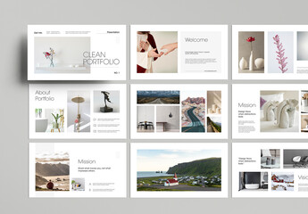 Clean Photography Presentation Template for Portfolio Showcase