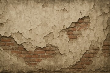 Cracked Wall Texture in Earthy Tones for Artistic Backgrounds