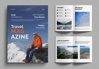 Travel Magazine Design Layout