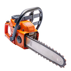Chainsaw isolated on white background