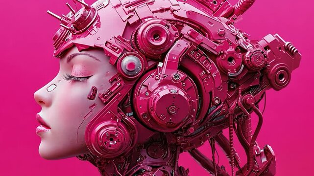 Futuristic cyborg woman (1)