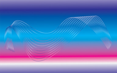 Abstract background with thin flowing lines, creating a sense of fluidity and motion. This vibrant and modern design is perfect for branding, digital art, presentations.