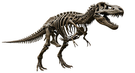 t rex dinosaur isolate background