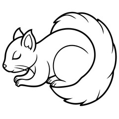 squirrel with acorn