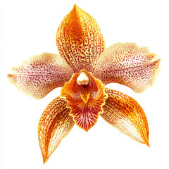 orchid isolated on white background