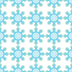 Colorful blue pattern for fabric and background, seamless pattern.