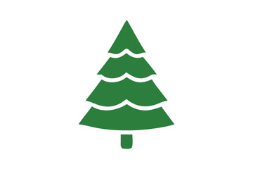 Fototapeta premium christmas tree isolated on white