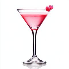 Elegant Pink Cocktail Martini Glass