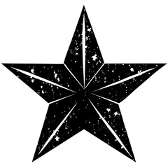 Grunge distressed star background