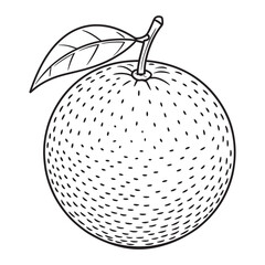 Orange Vector Icon, Fresh Fruit, Healthy Snack, Citrus Fruit, Nature