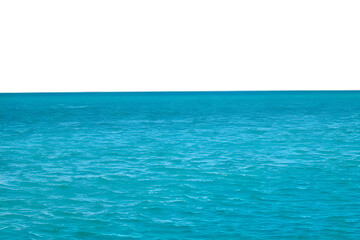 Obraz premium blue water surface on transparent background 