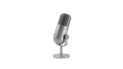 microphone on a white background