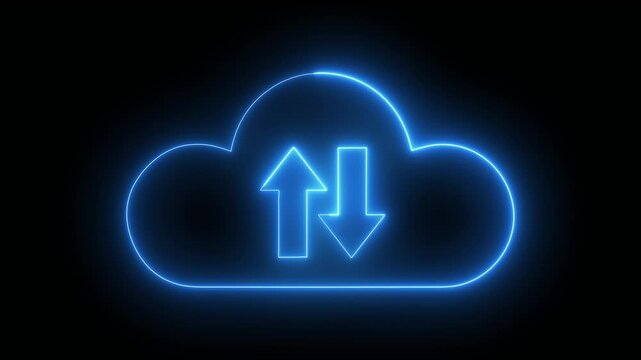 Cloud based file storage with advanced security concept on transparent background.  business continuity and digital security. real time synchronization and mobile access for file management. 
