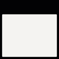 Black geometric frame vector