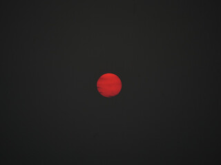 sunset in the sea