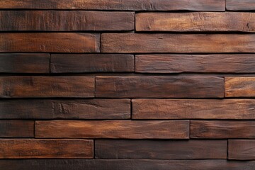 Naklejka premium Dark Brown Wooden Plank Texture Background