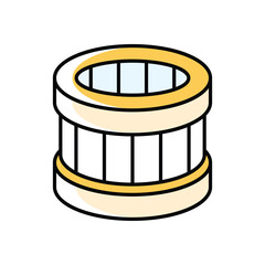 Car Filter Icon vector stock illustration