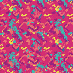 Colorful abstract brushstroke pattern design